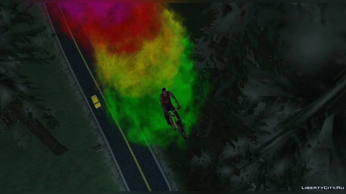 Дим на мотоциклі / GTA San Andreas