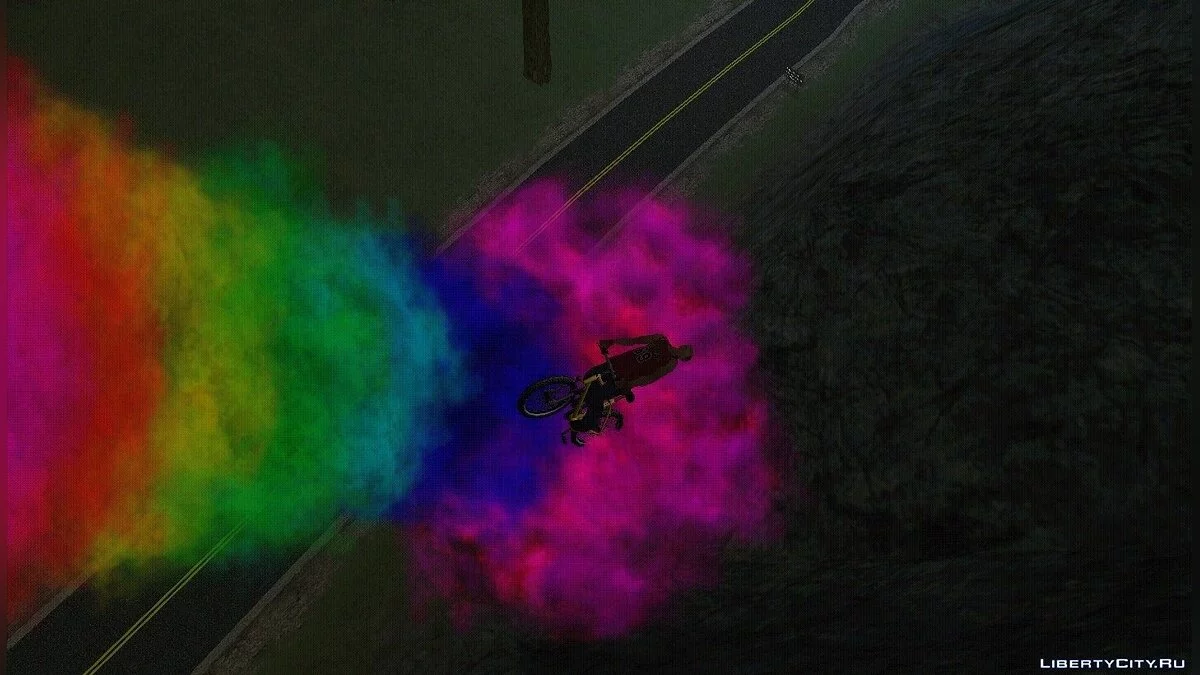 Дим на мотоциклі / GTA San Andreas