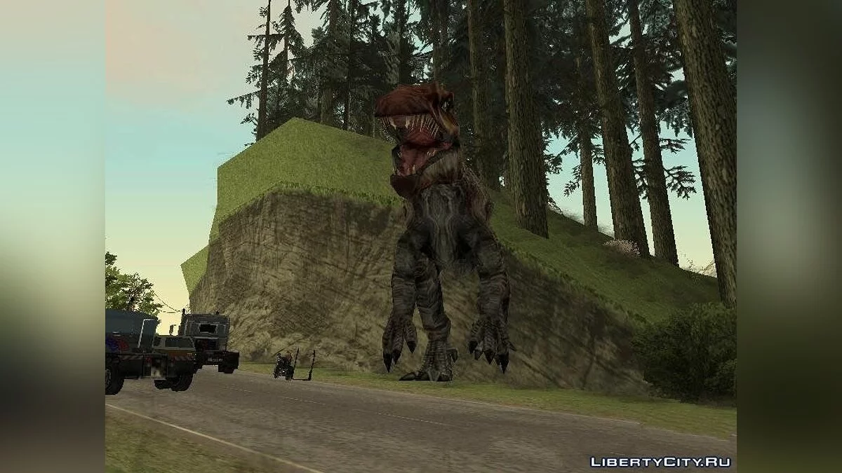 Атака динозаврів / GTA San Andreas