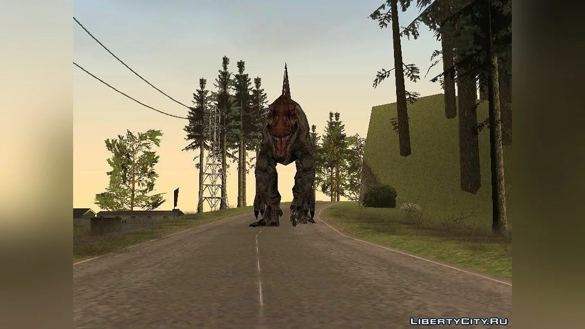 Атака динозаврів / GTA San Andreas