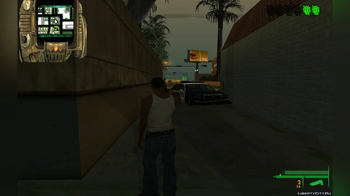 HUD in the Style of Fallout 3 / GTA San Andreas