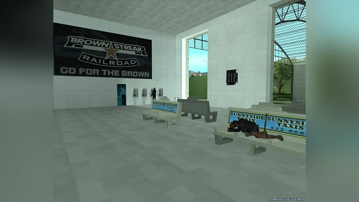 Жвавий залізничний вокзал у Сан Фіерро v2 / GTA San Andreas