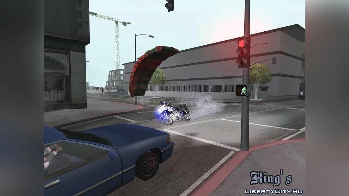 Парашют для байка / GTA San Andreas