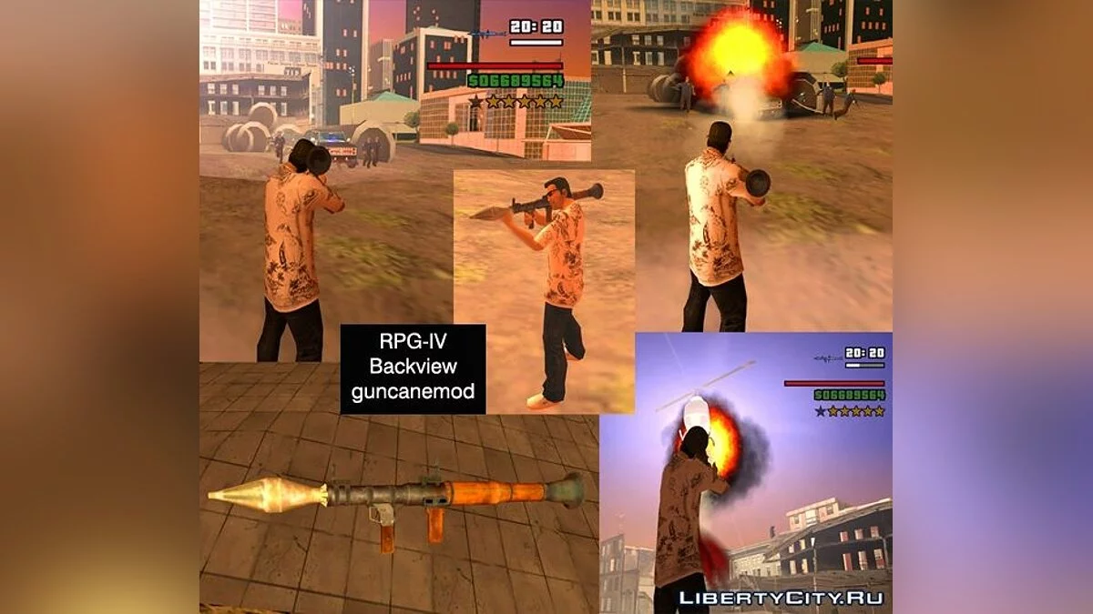 Rocket Launcher and Grenade Launcher like in GTA IV / GTA San Andreas