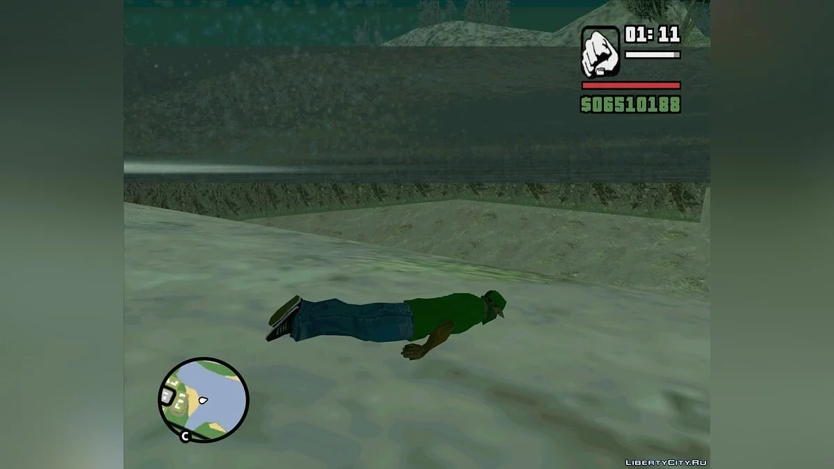 Можливість пірнати на пляжі в Паломіно Крик / GTA San Andreas
