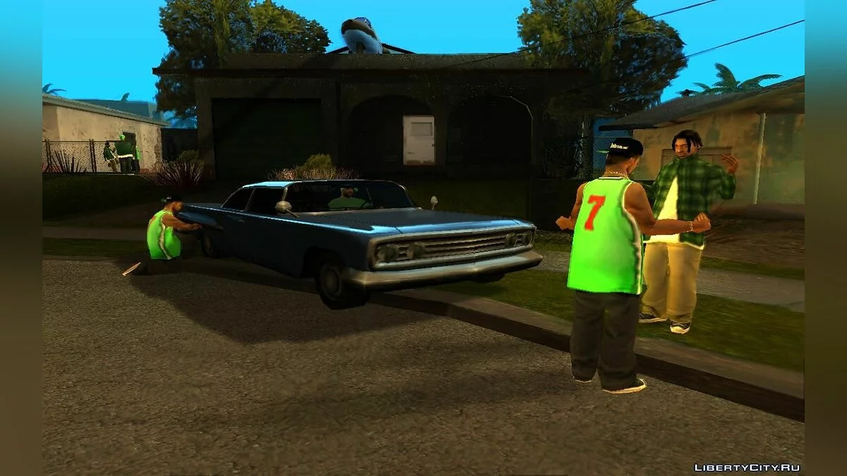 Оживленный Ganton / GTA San Andreas
