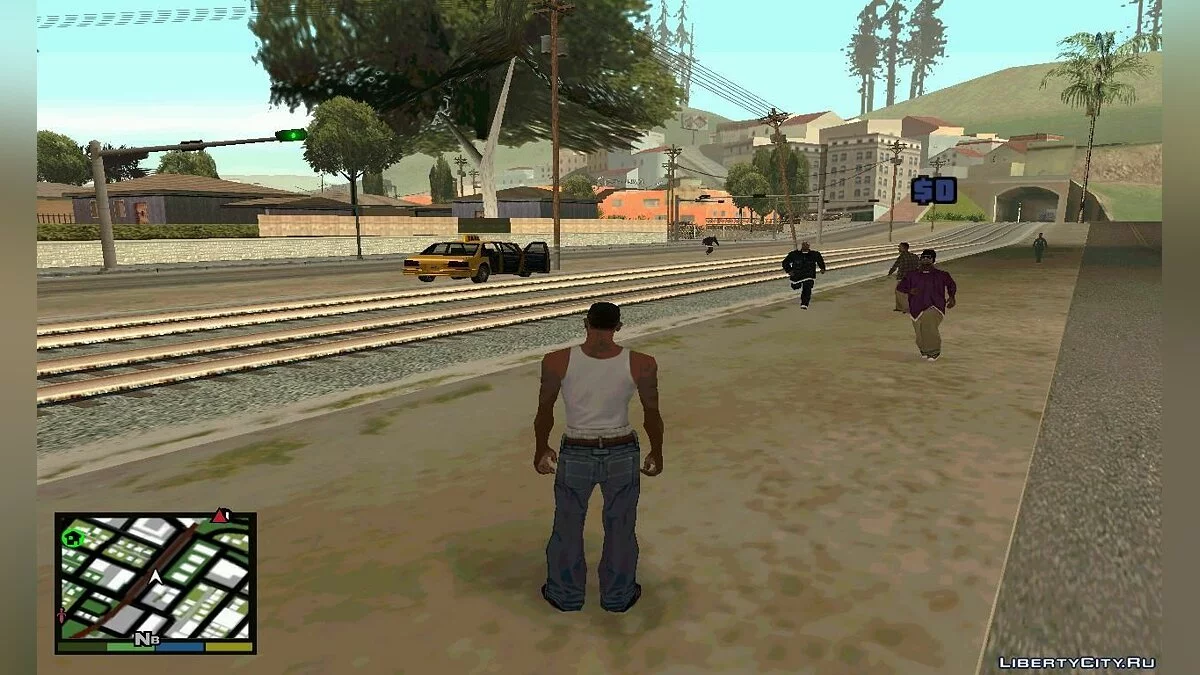 استعادة الصحة كما في GTA 5 / جي تي إيه سان أندرياس