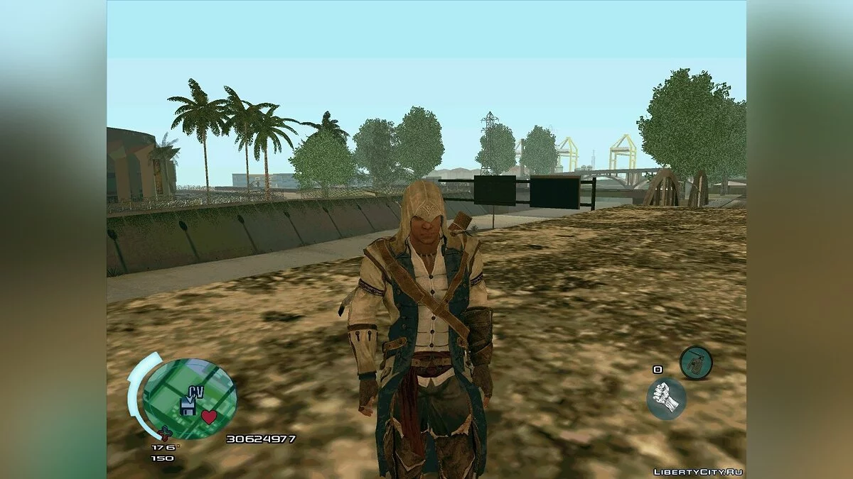 Assassin's Creed III HUD / GTA San Andreas