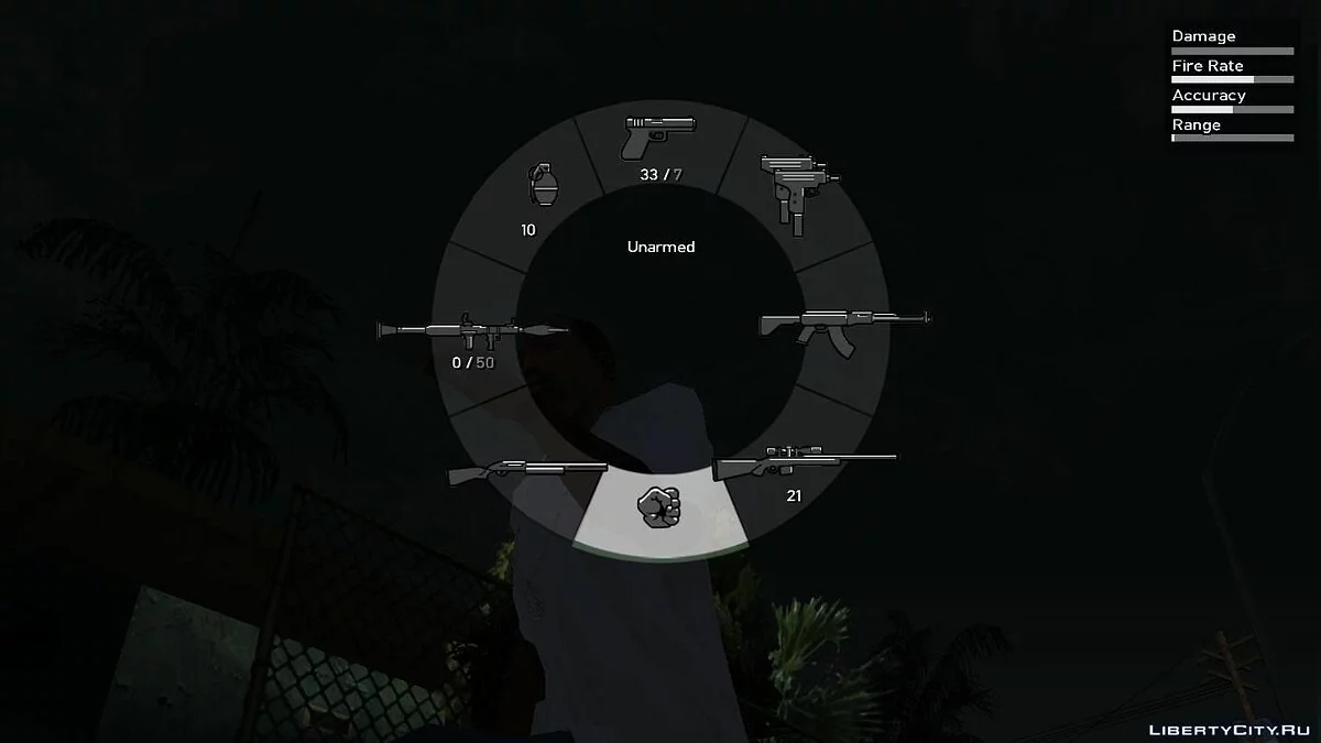 GTA V Weapon Scrolling / GTA San Andreas