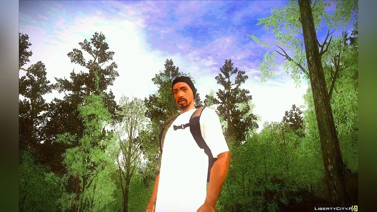 Backpack mod (рюкзак) / GTA San Andreas
