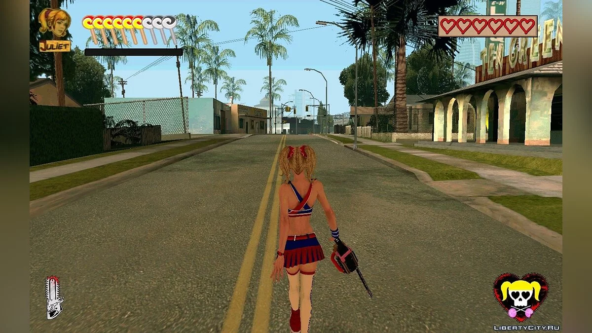 Lollipop Chainsaw: Aventuras / GTA San Andreas