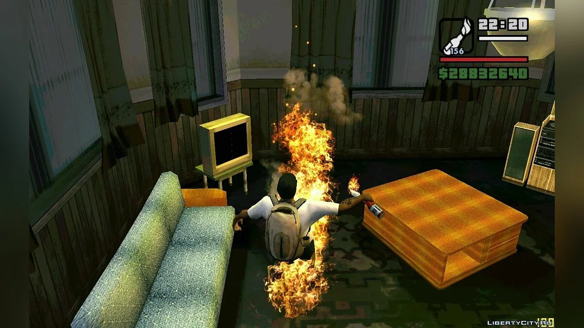 Burn mod / GTA San Andreas