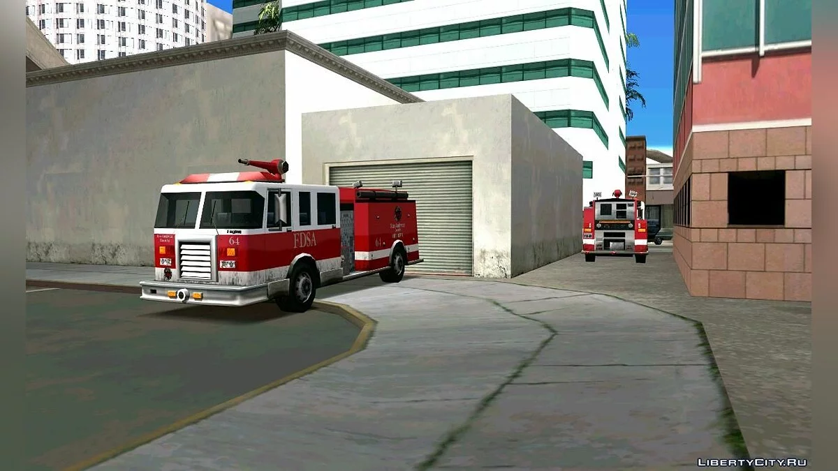 Реалістична пожежна станція в Лос-Сантосі / GTA San Andreas