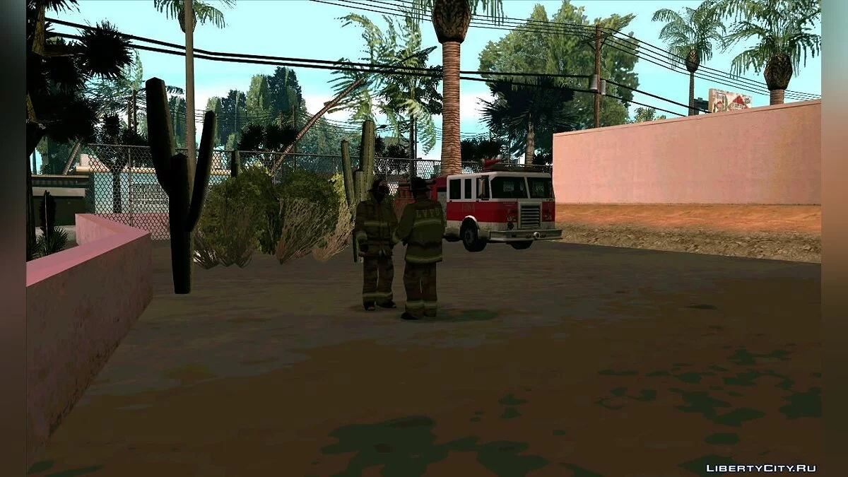 Realistic Fire Station in Las Venturas / GTA San Andreas