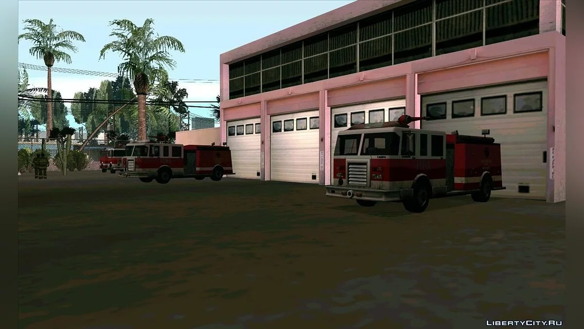 Realistic Fire Station in Las Venturas / GTA San Andreas