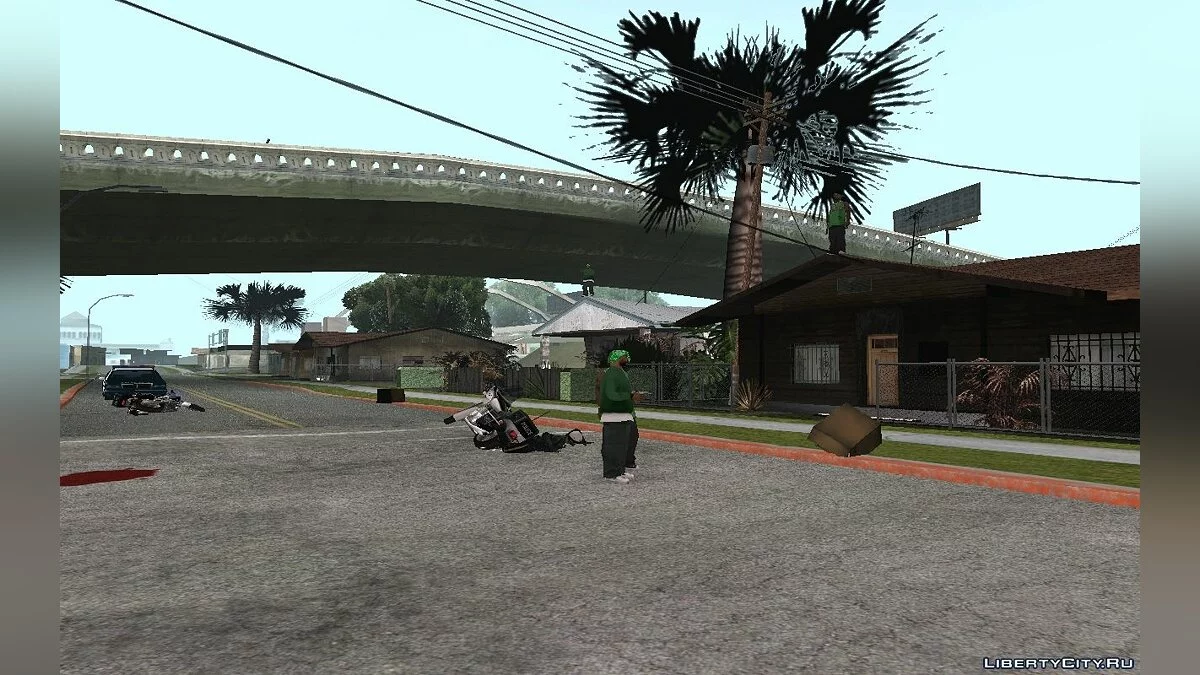 Снайпери на Грув Стрит + Додатковий cleo-скрипт / GTA San Andreas