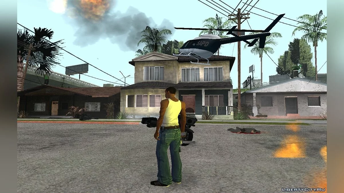 Снайпери на Грув Стрит + Додатковий cleo-скрипт / GTA San Andreas