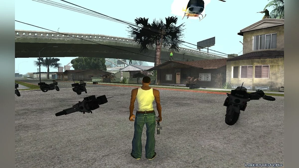 Снайпери на Грув Стрит + Додатковий cleo-скрипт / GTA San Andreas