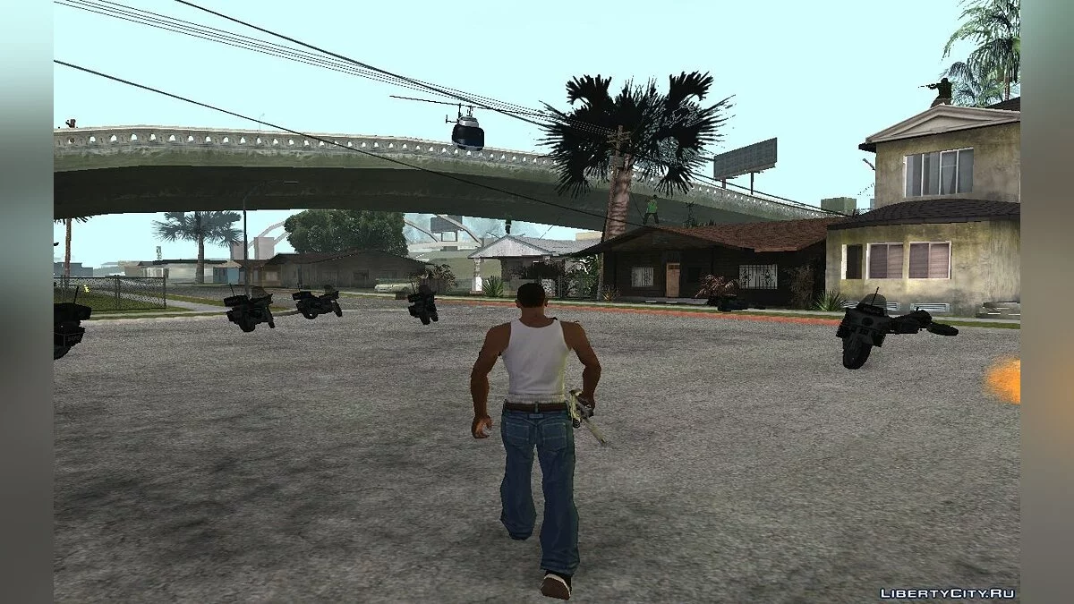 Снайпери на Грув Стрит + Додатковий cleo-скрипт / GTA San Andreas