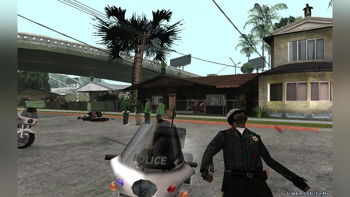 Снайпери на Грув Стрит + Додатковий cleo-скрипт / GTA San Andreas