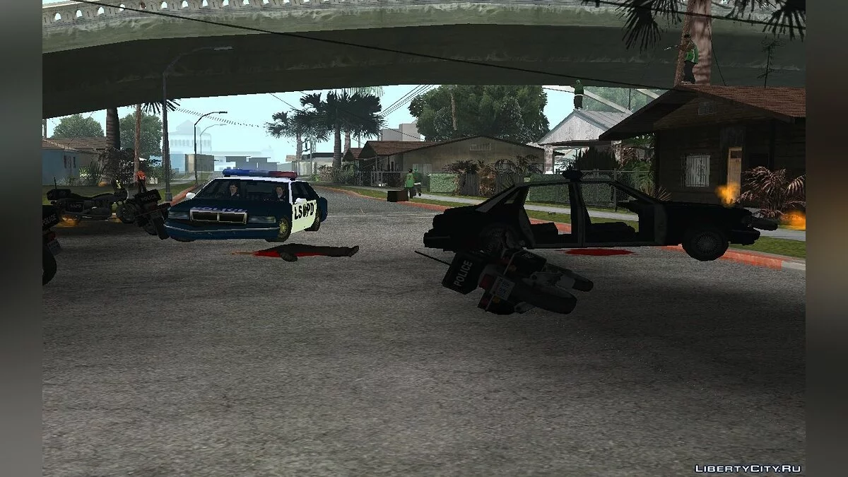 Снайпери на Грув Стрит + Додатковий cleo-скрипт / GTA San Andreas