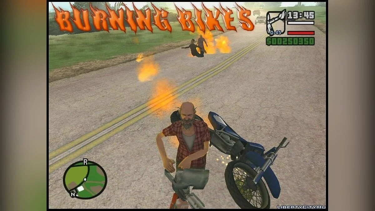 Горящие водители / GTA San Andreas