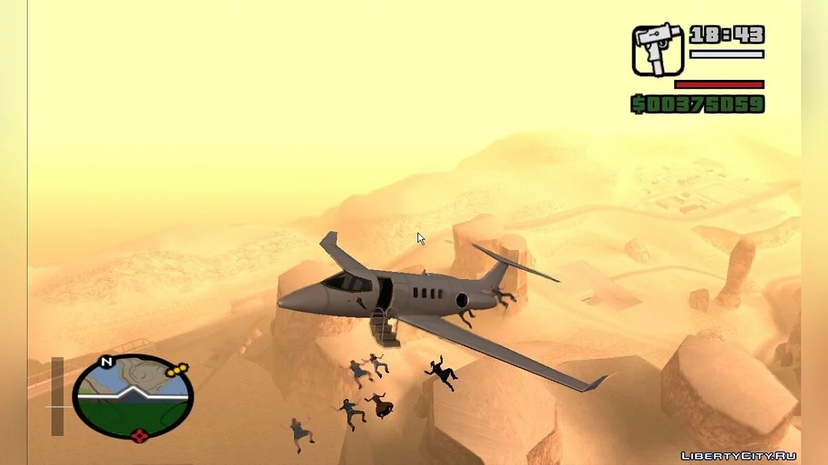 Saut d'avion avec des passagers / GTA San Andreas
