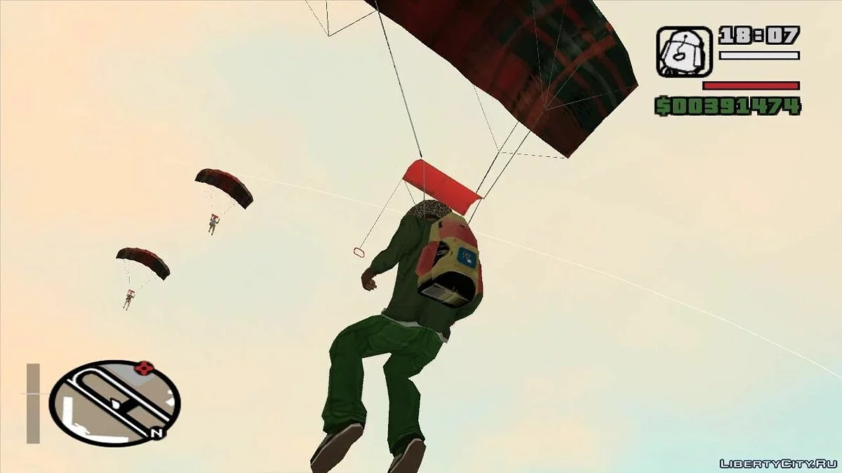 Saut d'avion avec des passagers - 2 / GTA San Andreas