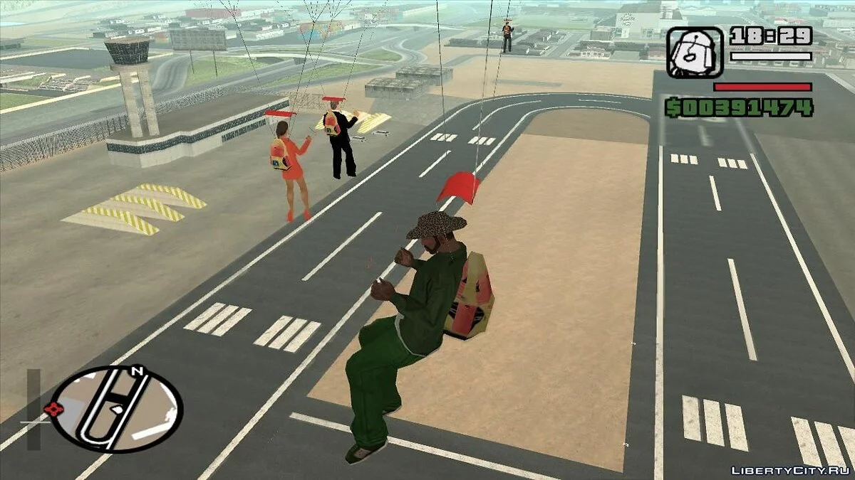 Saut d'avion avec des passagers - 2 / GTA San Andreas