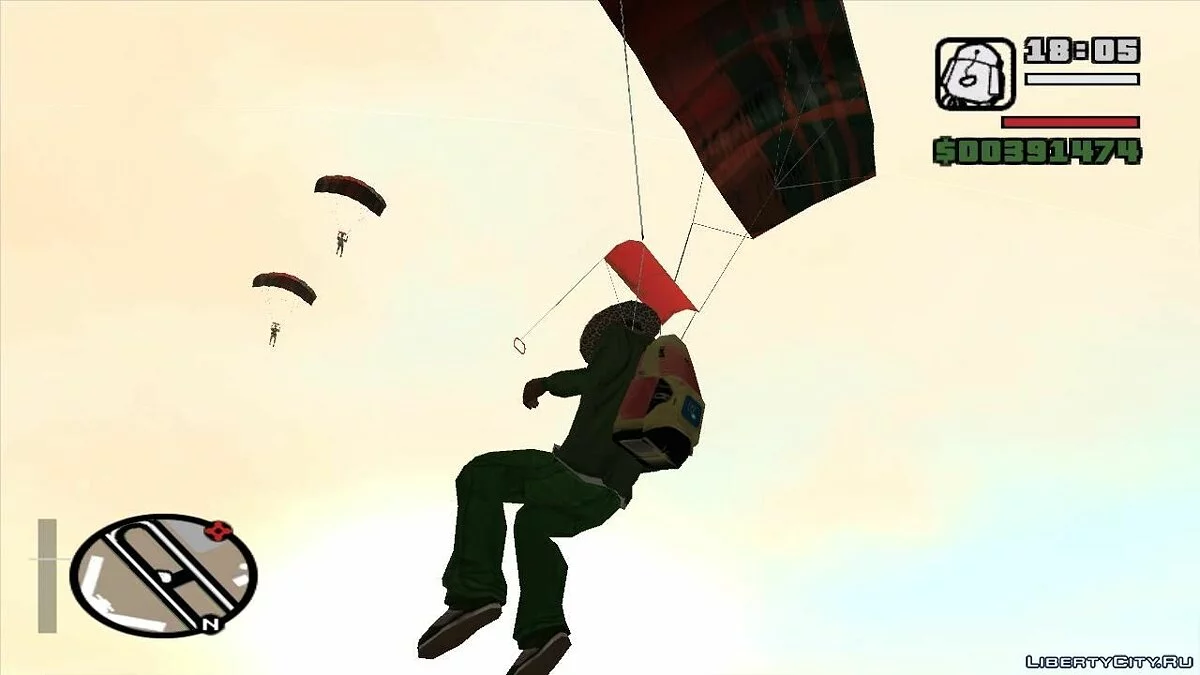 Saut d'avion avec des passagers - 2 / GTA San Andreas