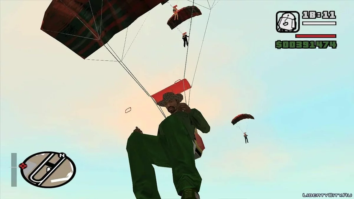 Saut d'avion avec des passagers - 2 / GTA San Andreas
