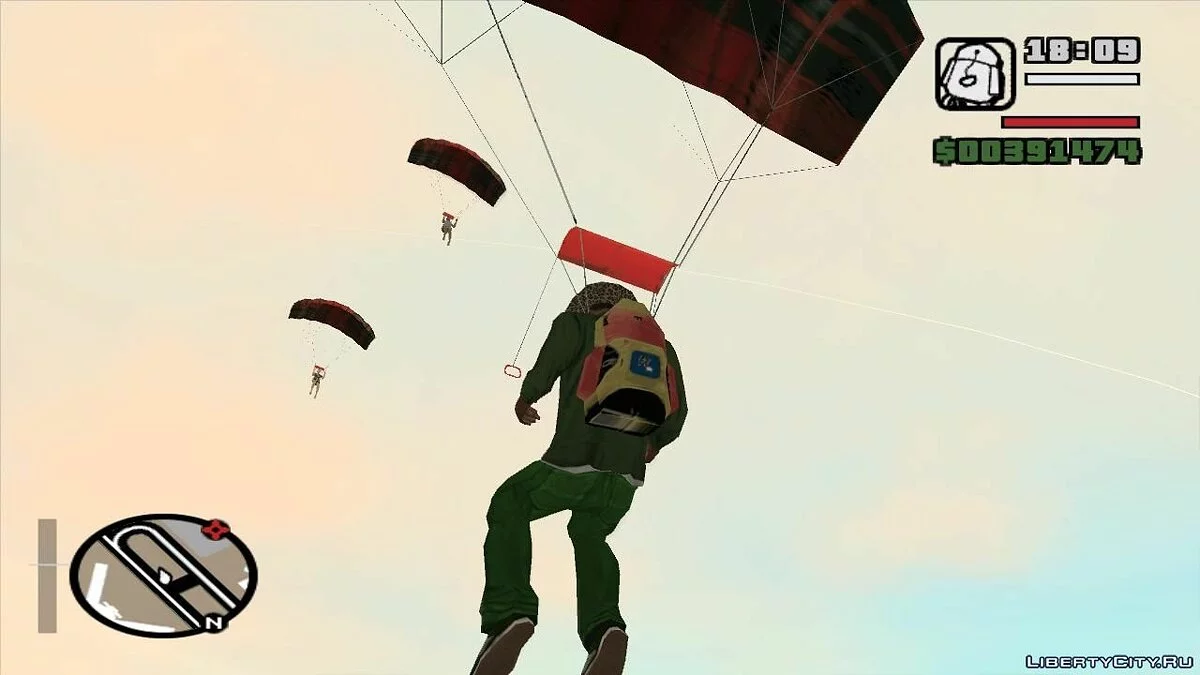 Saut d'avion avec des passagers - 2 / GTA San Andreas