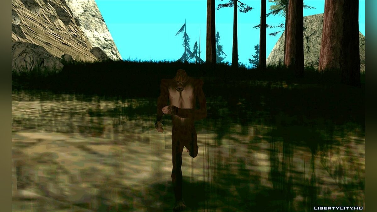 Download Bigfoot (Bigfoot) on Mount Chilliad for GTA San Andreas