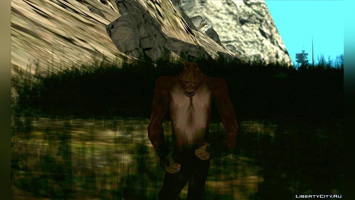 Download Bigfoot (Bigfoot) on Mount Chilliad for GTA San Andreas