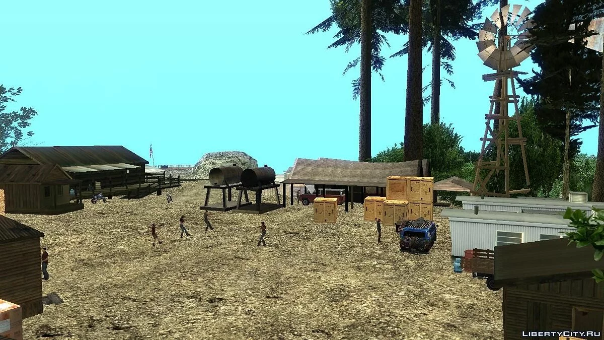 Altruistenlager auf dem Chiliad-Berg / GTA San Andreas