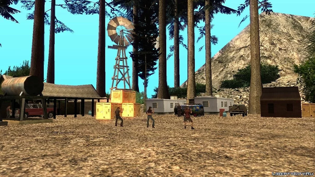 Altruistenlager auf dem Chiliad-Berg / GTA San Andreas