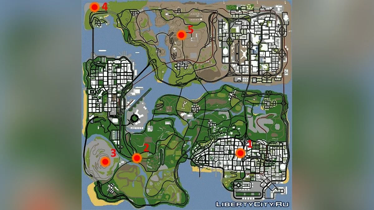 НЛО над San Andreas / GTA San Andreas