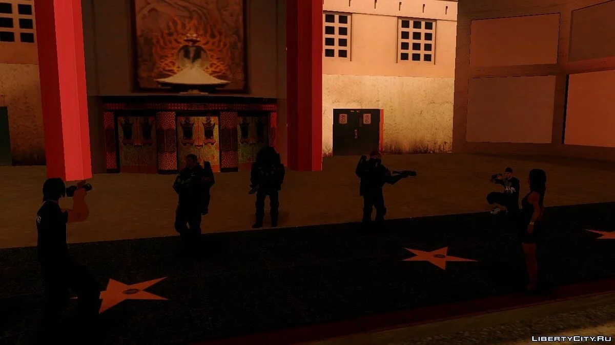Космические рейнджеры и зомби на аллее звезд / GTA San Andreas