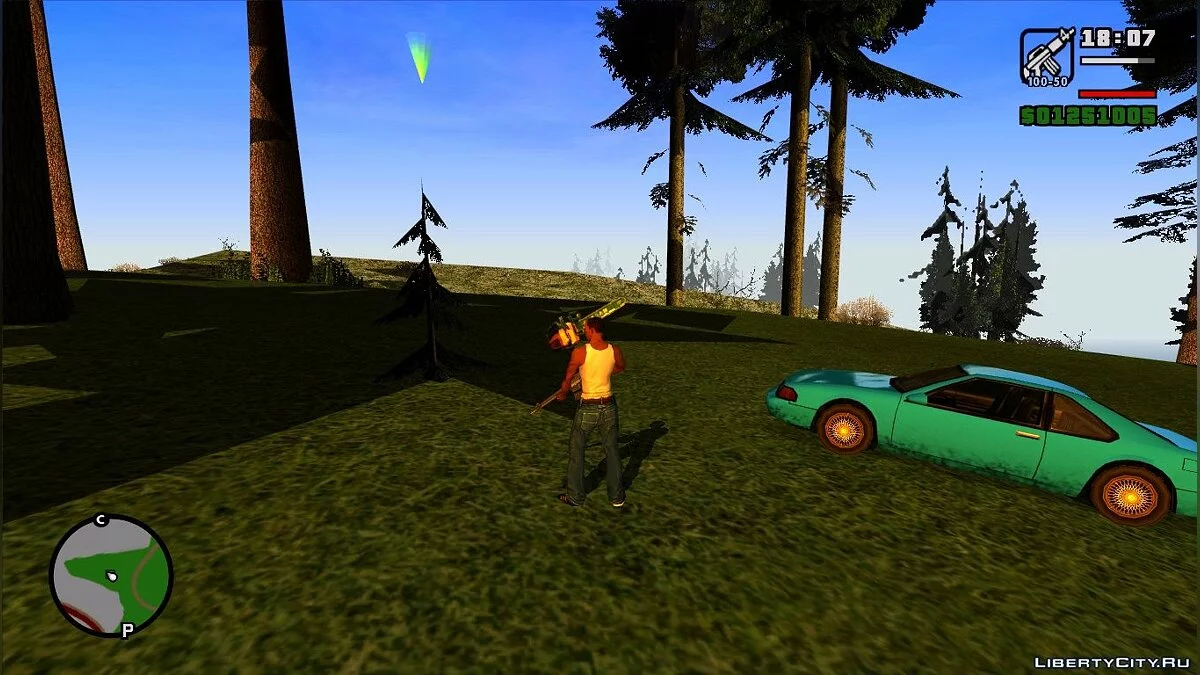 Новорічна Ялинка для SA від Gon_Iss / GTA San Andreas