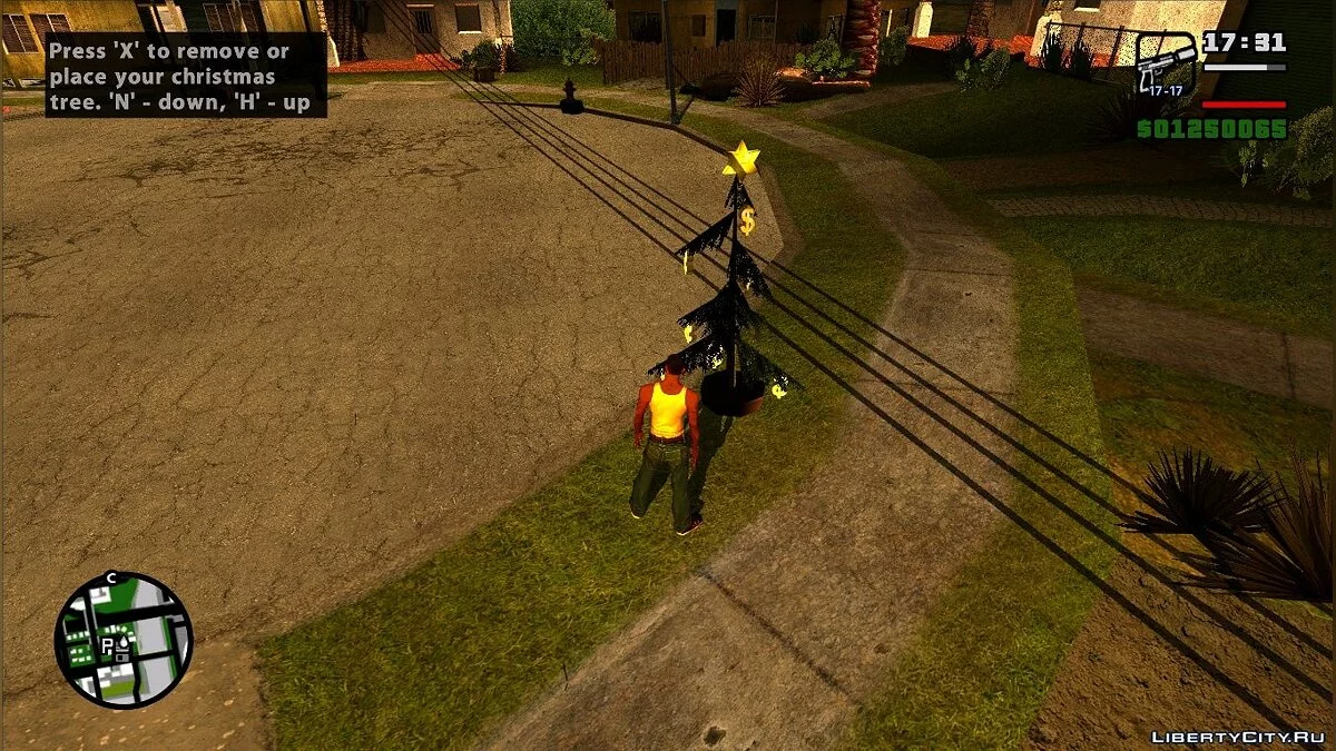 Новорічна Ялинка для SA від Gon_Iss / GTA San Andreas