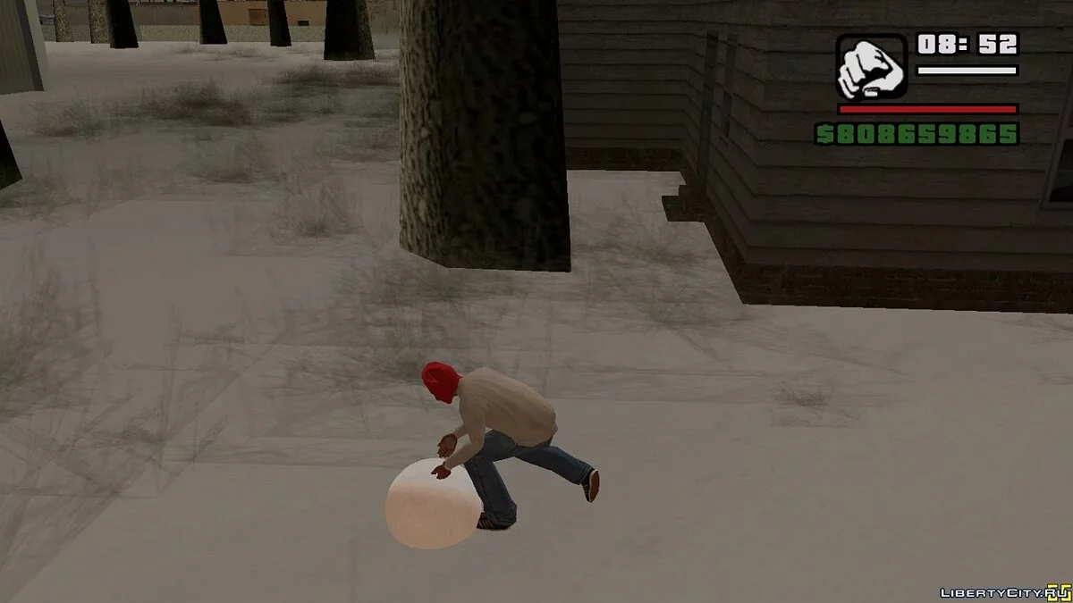 Build a Snowman (sculp snowman for GTA) / GTA San Andreas