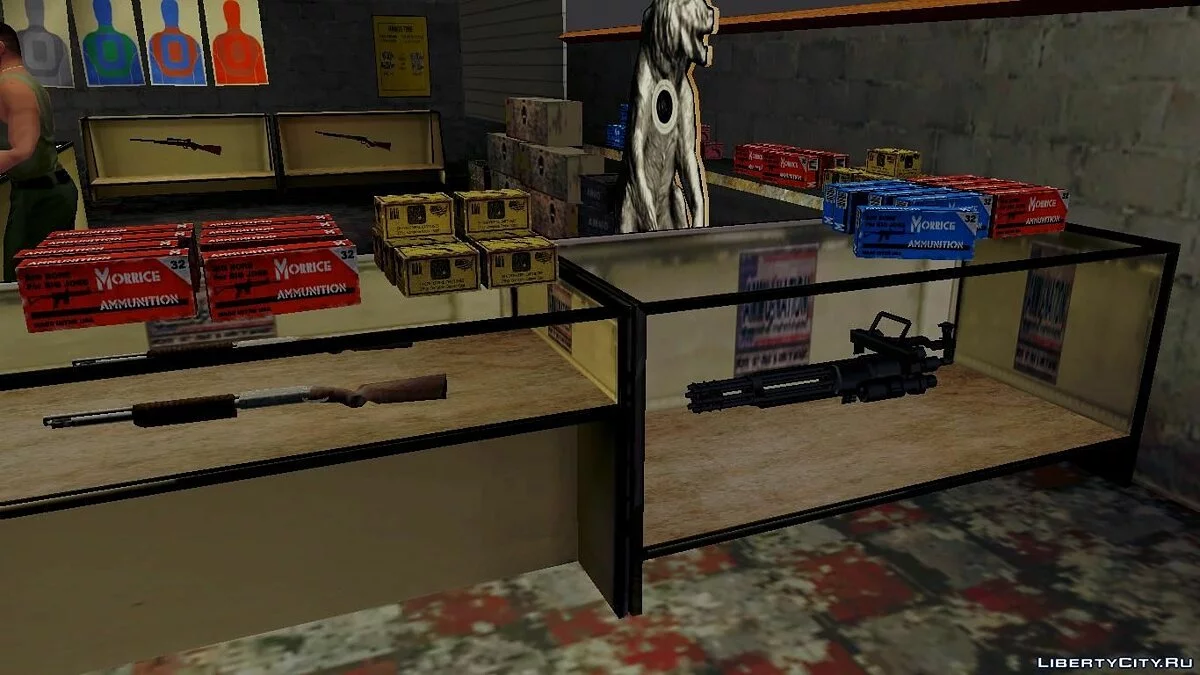3D моделі зброї в ammu-nation / GTA San Andreas