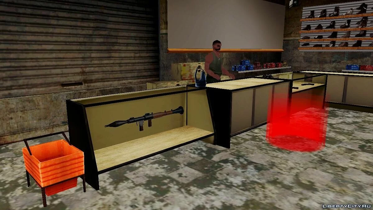 3D моделі зброї в ammu-nation / GTA San Andreas