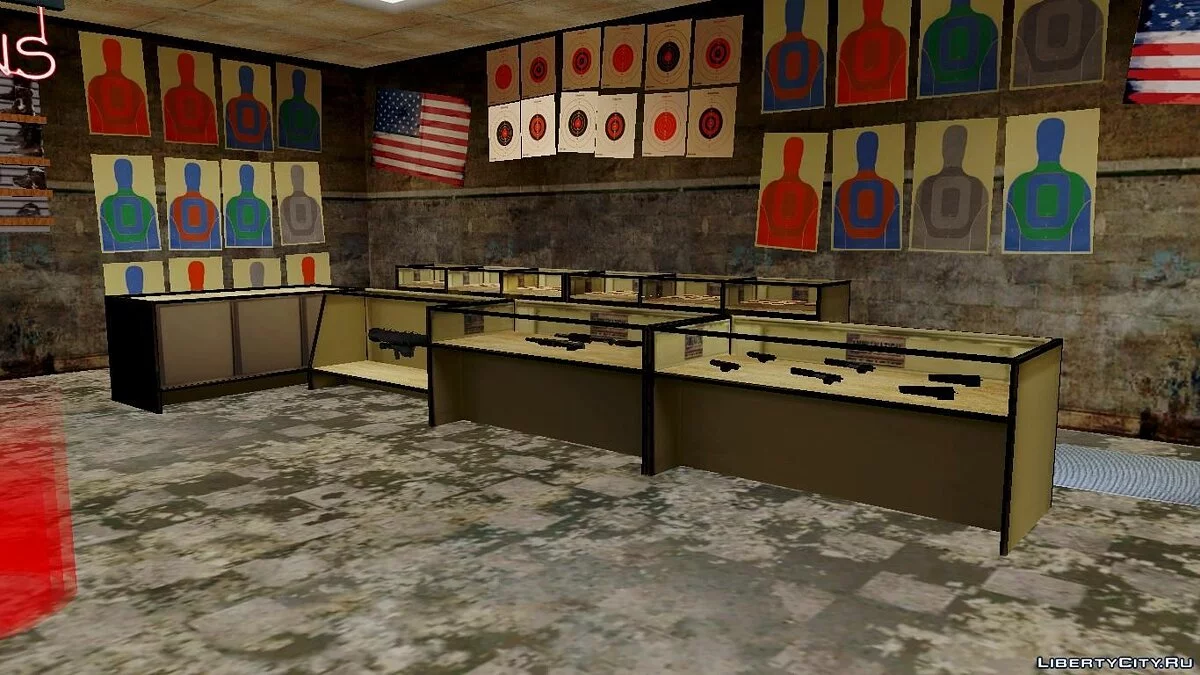 3D моделі зброї в ammu-nation / GTA San Andreas