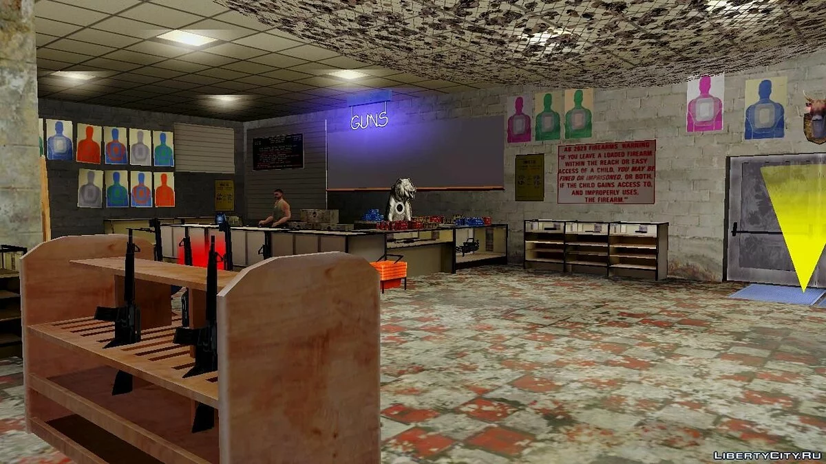 3D моделі зброї в ammu-nation / GTA San Andreas