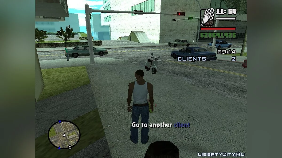 Repartidor de flores en San Fierro / GTA San Andreas