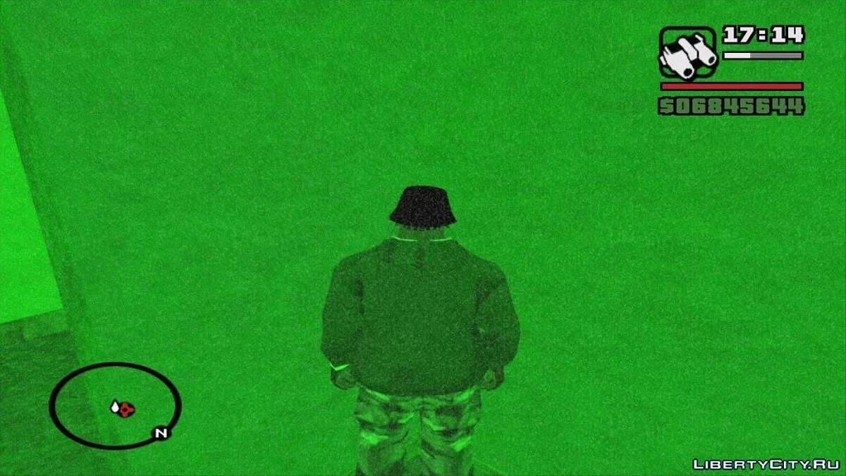 Removal of Interference When Using Thermal/Night Vision Goggles (PS2 Feature) / GTA San Andreas