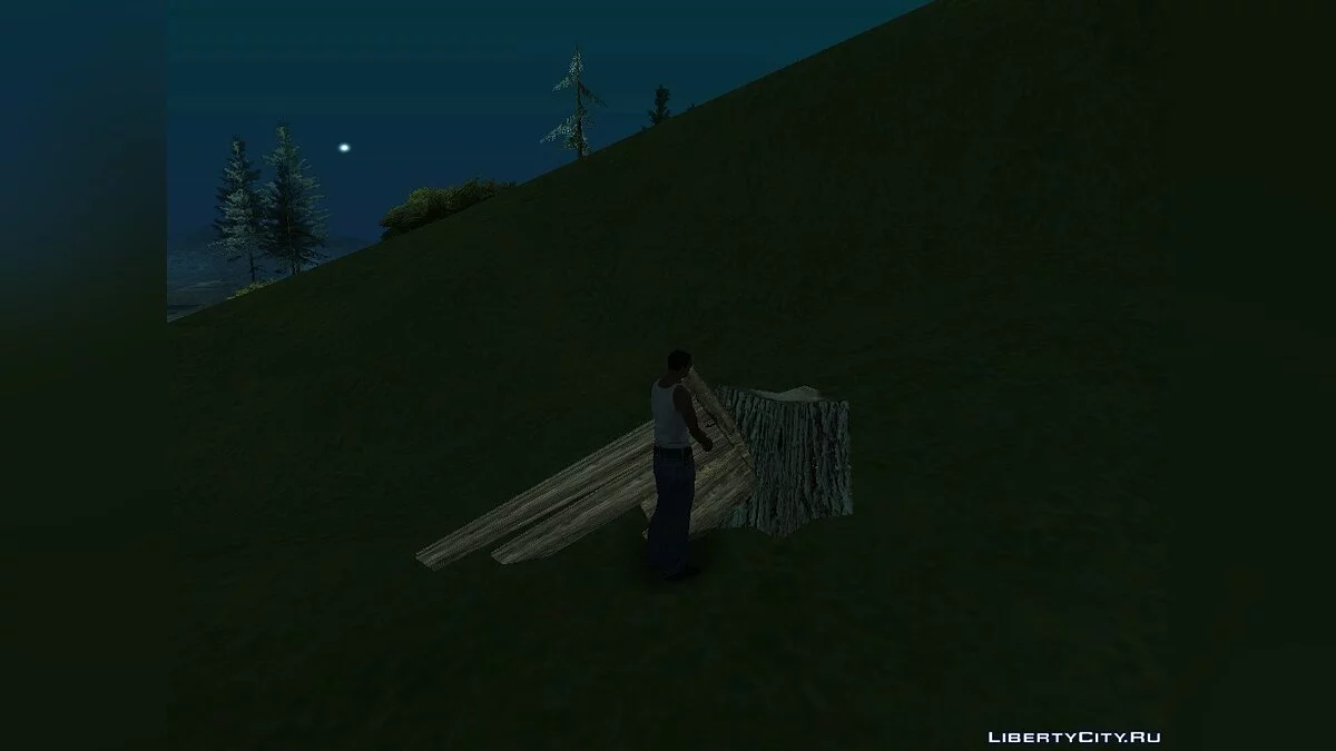 Працювати лісорубом 2.0 / GTA San Andreas