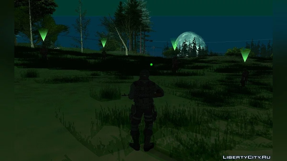 Possibilité de larguer des parachutistes depuis l'avion NEVADA / GTA San Andreas