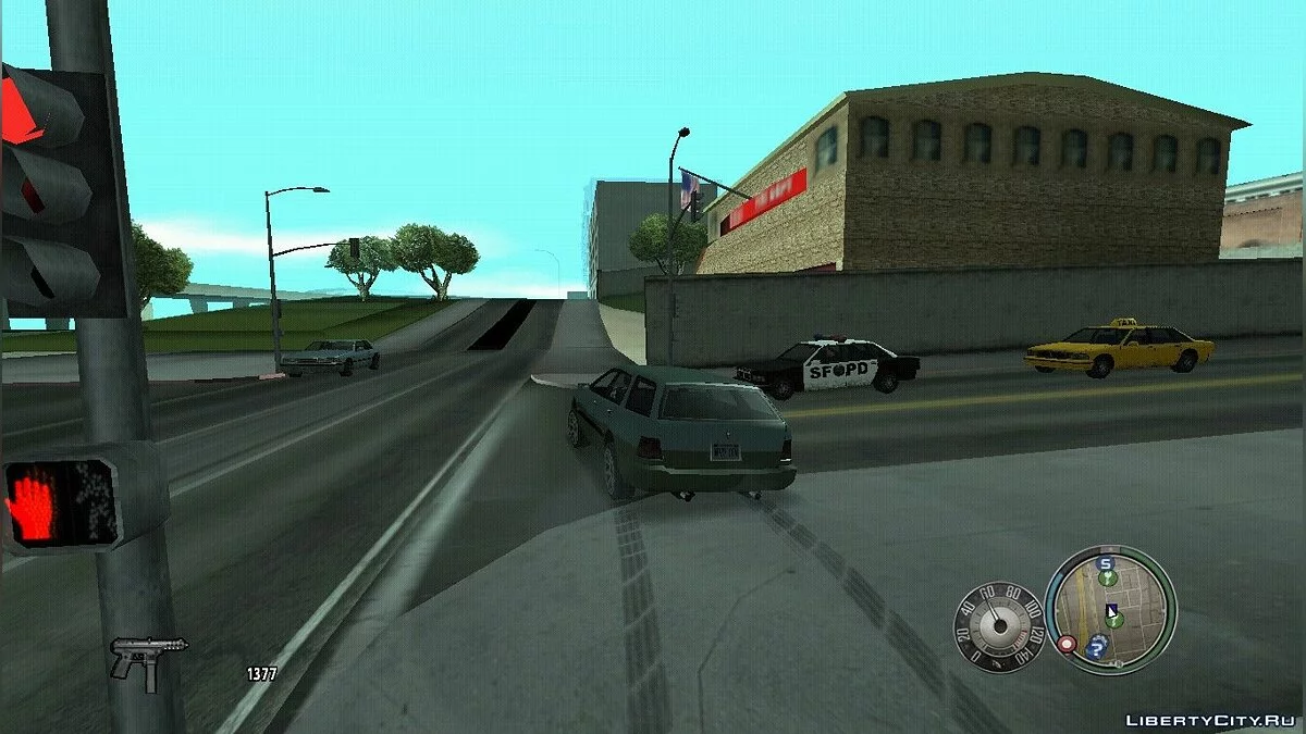 MafiaII HUD Третій [3.1] Широкі екрани 16:9 або 16:10 / GTA San Andreas